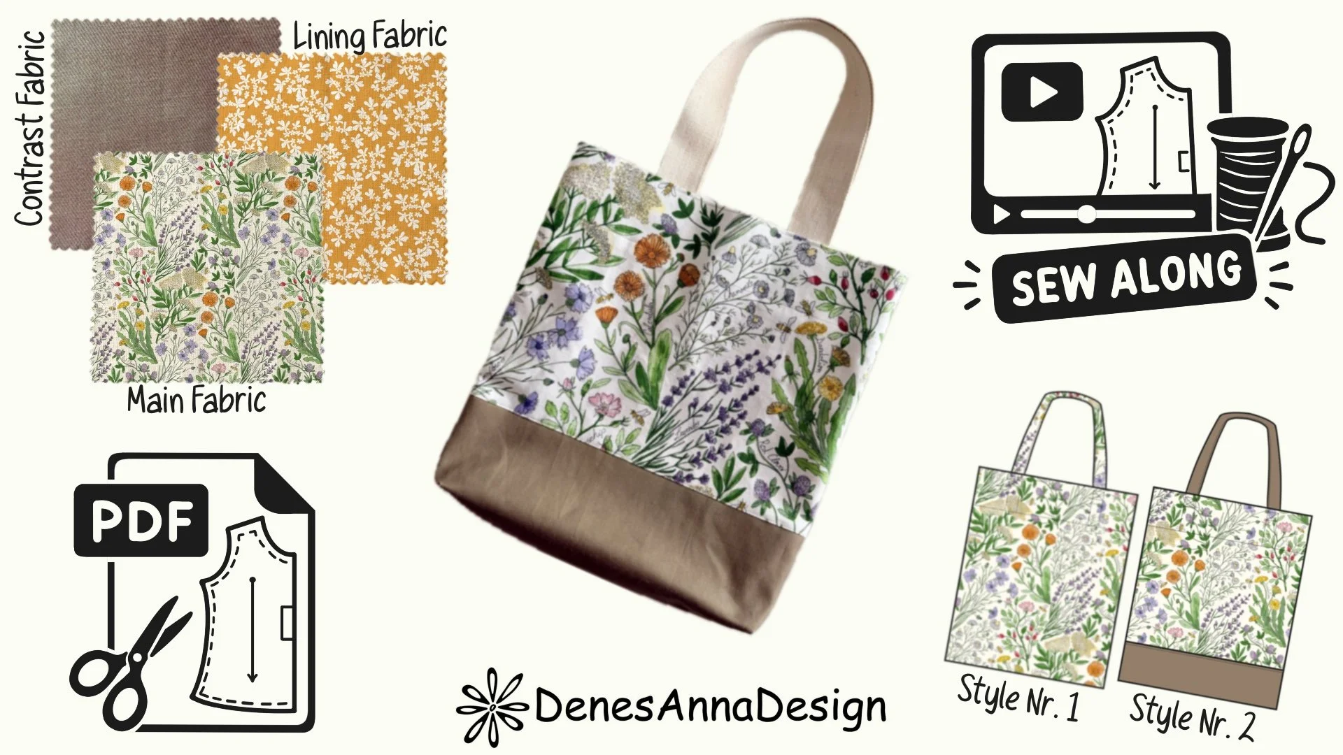 Dandelion- The Shopping Tote Bag