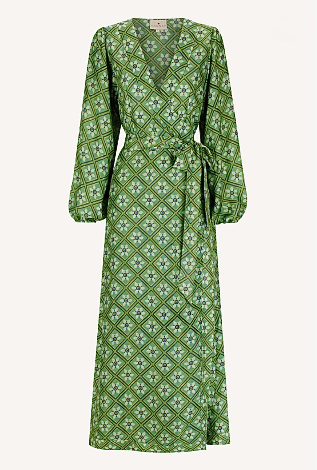 Luna Silk Wrap Dress