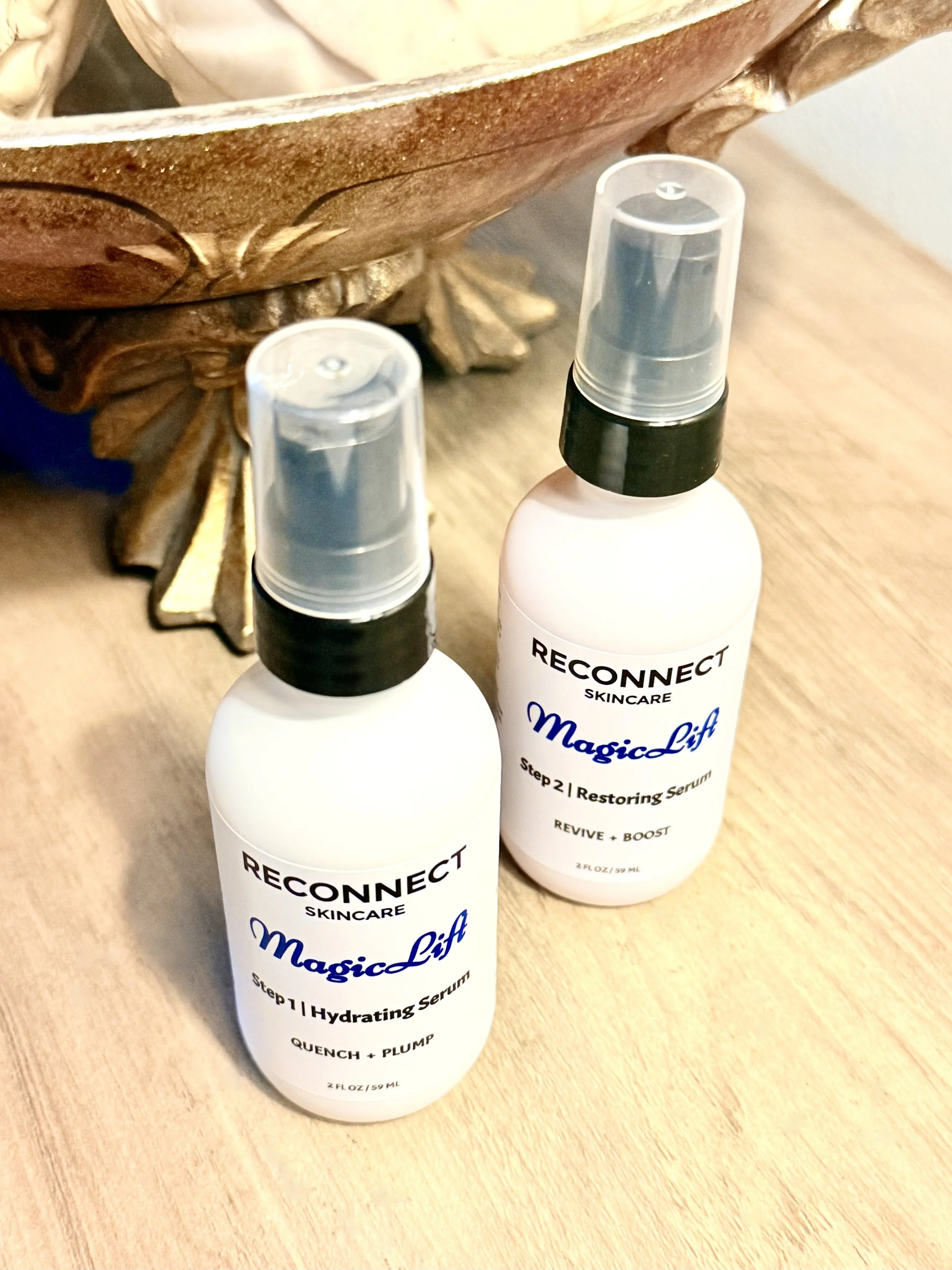 MagicLift Facial Set Duo | Firming, Plumping, Hydrating, & Moisturizing | Hyaluronic Acid + Bakuchiol