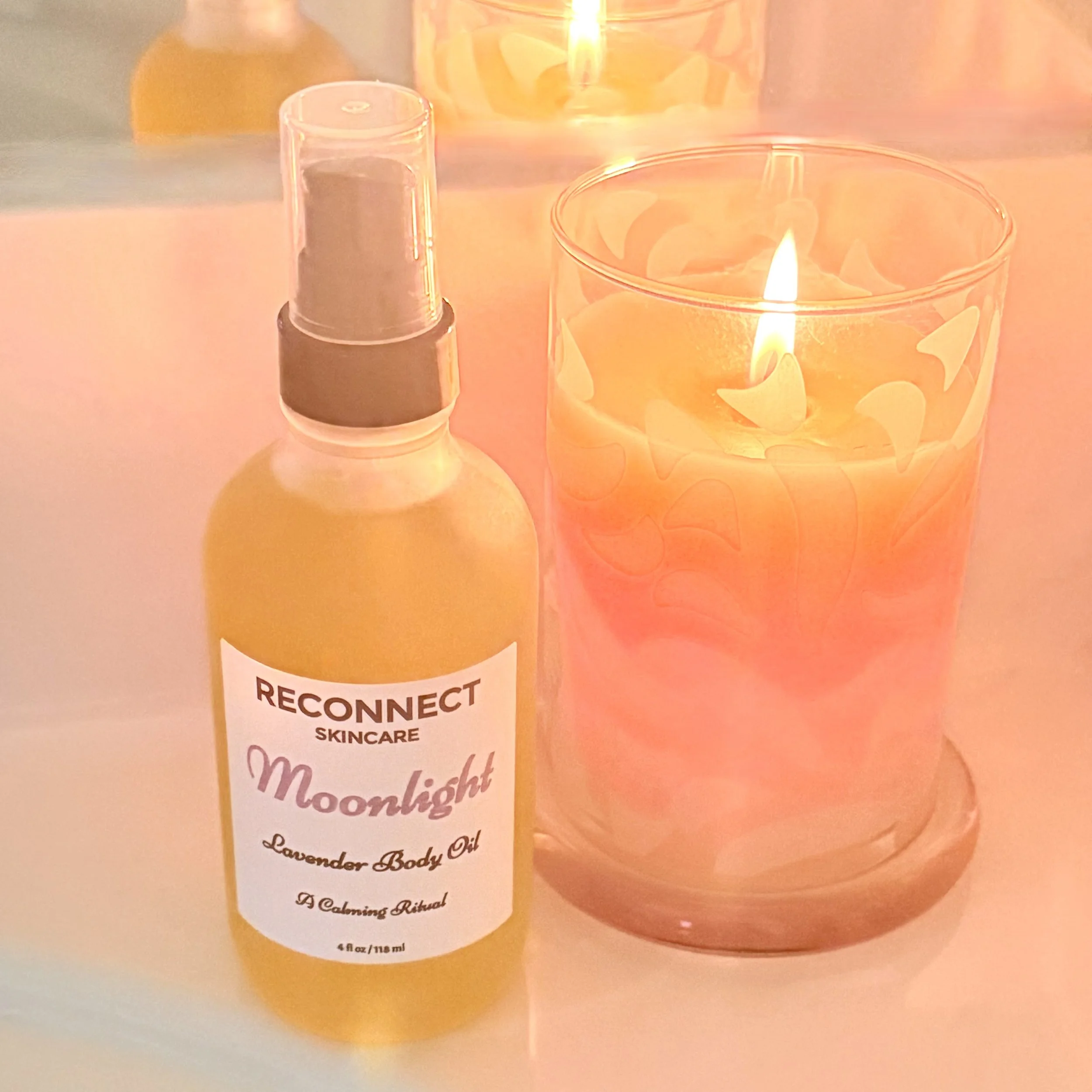 Moonlight Lavender Body Oil | Relaxing Organic Body Oil | Calming Aromatherapy Ritual