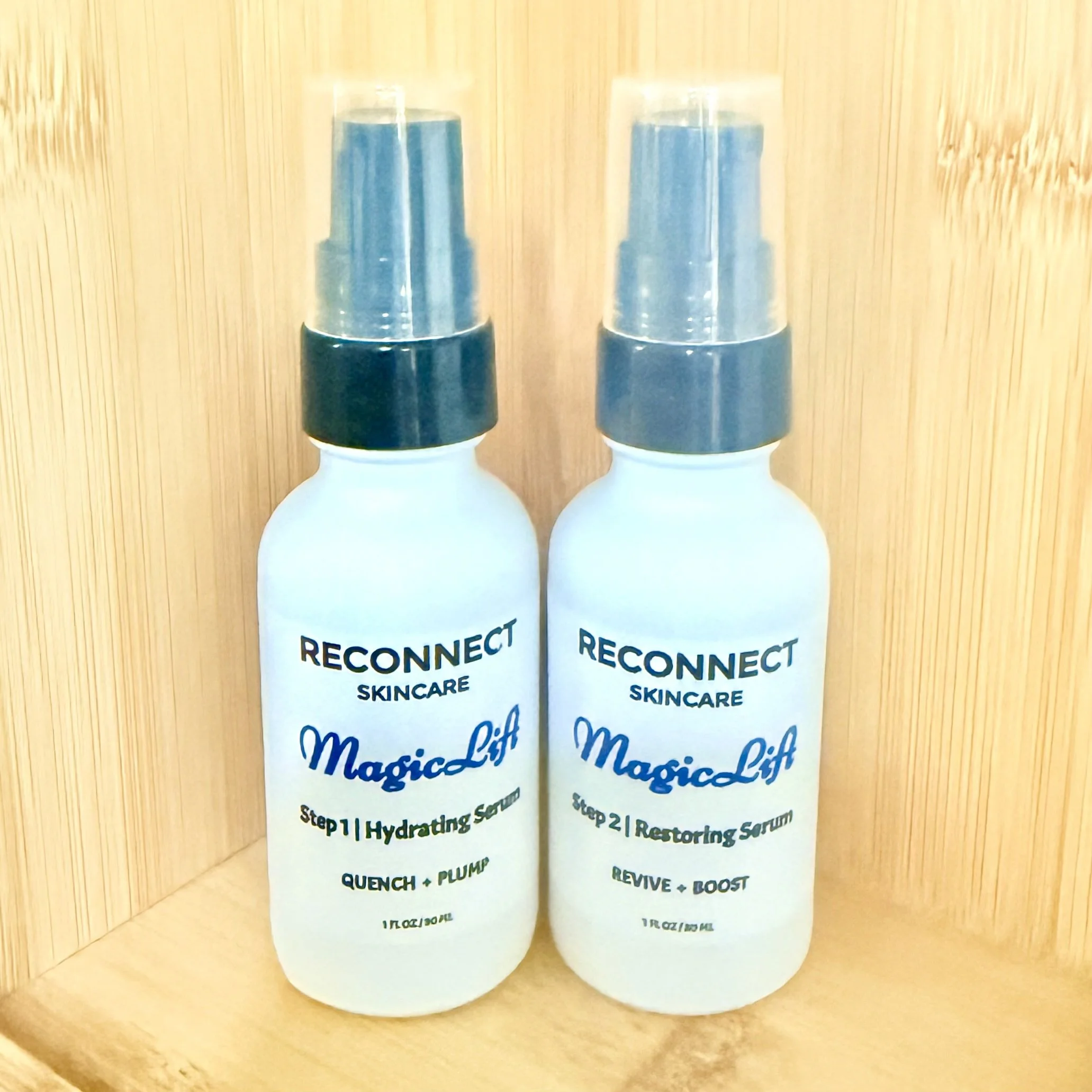 MagicLift Facial Set Duo | Firming, Plumping, Hydrating, & Moisturizing | Hyaluronic Acid + Bakuchiol