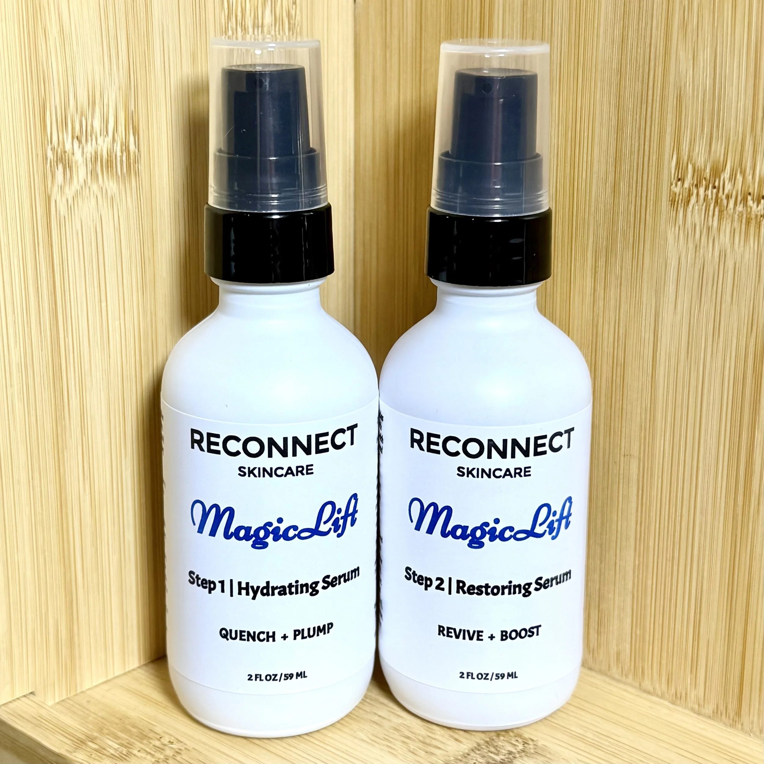 MagicLift Facial Set Duo | Firming, Plumping, Hydrating, & Moisturizing | Hyaluronic Acid + Bakuchiol
