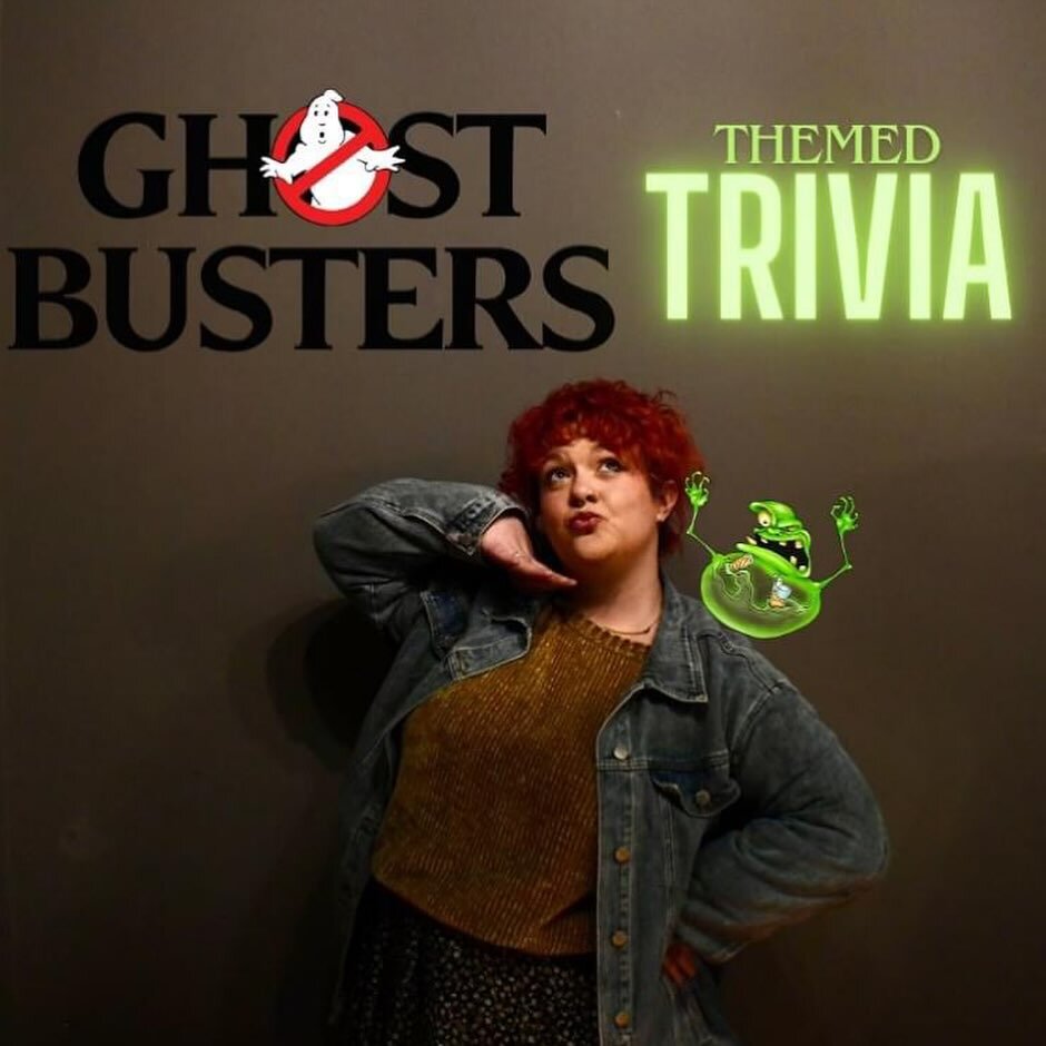 Join us for a very special Ghostbusters Themed Trivia tonight! 6pm-8pm

👻Enjoy our new Ectopilsner on draft starting today!

👻Our host, Georgia Jeffreys, will challenge you with 3 ghostbusters themed categories involving the original 80s movies and