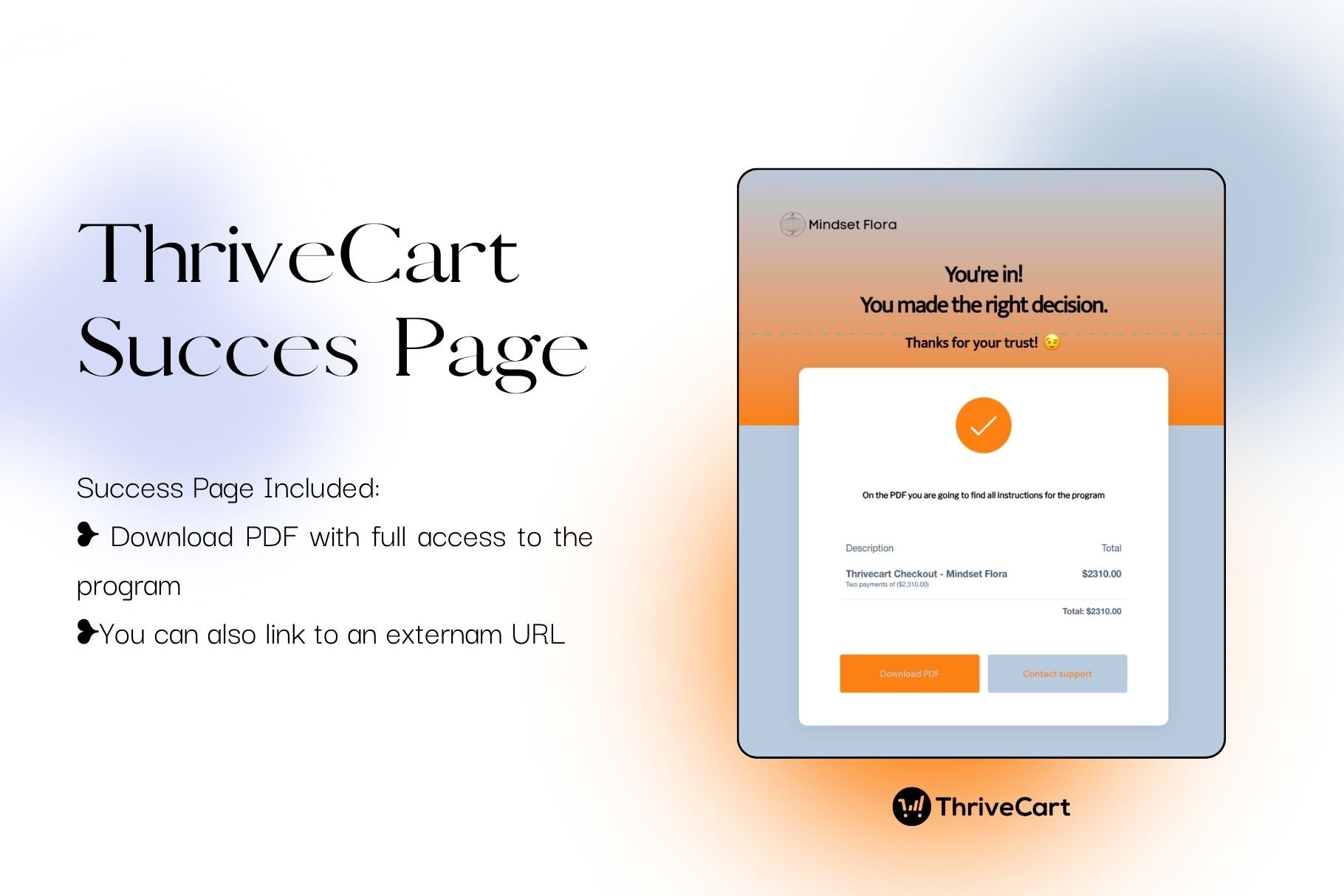 ThriveCart Template, Sales Page, ThriveCart Checkout, Template for Coaches, Coaching Template, Content Creators, Entrepreneurs, Coaching Template, courses creators