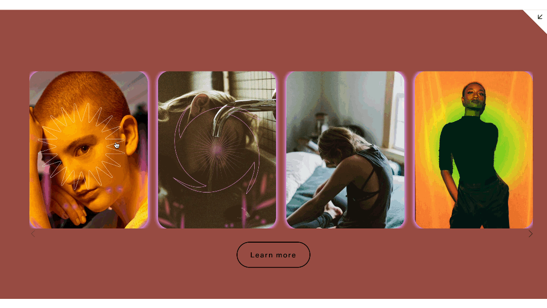 customized summary block carrousel squarespace