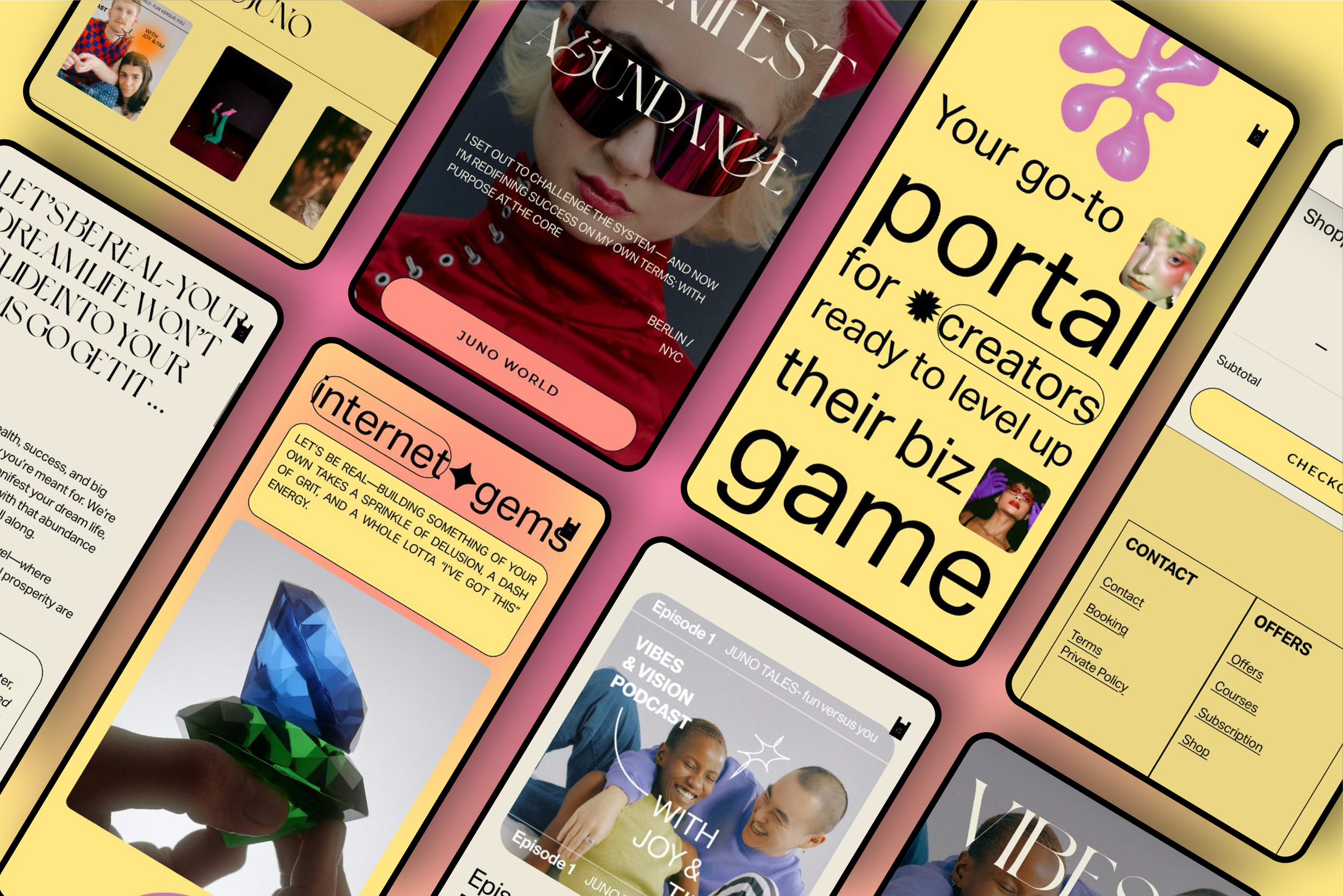 Premium Squarespace Templates β DUNAGENCY