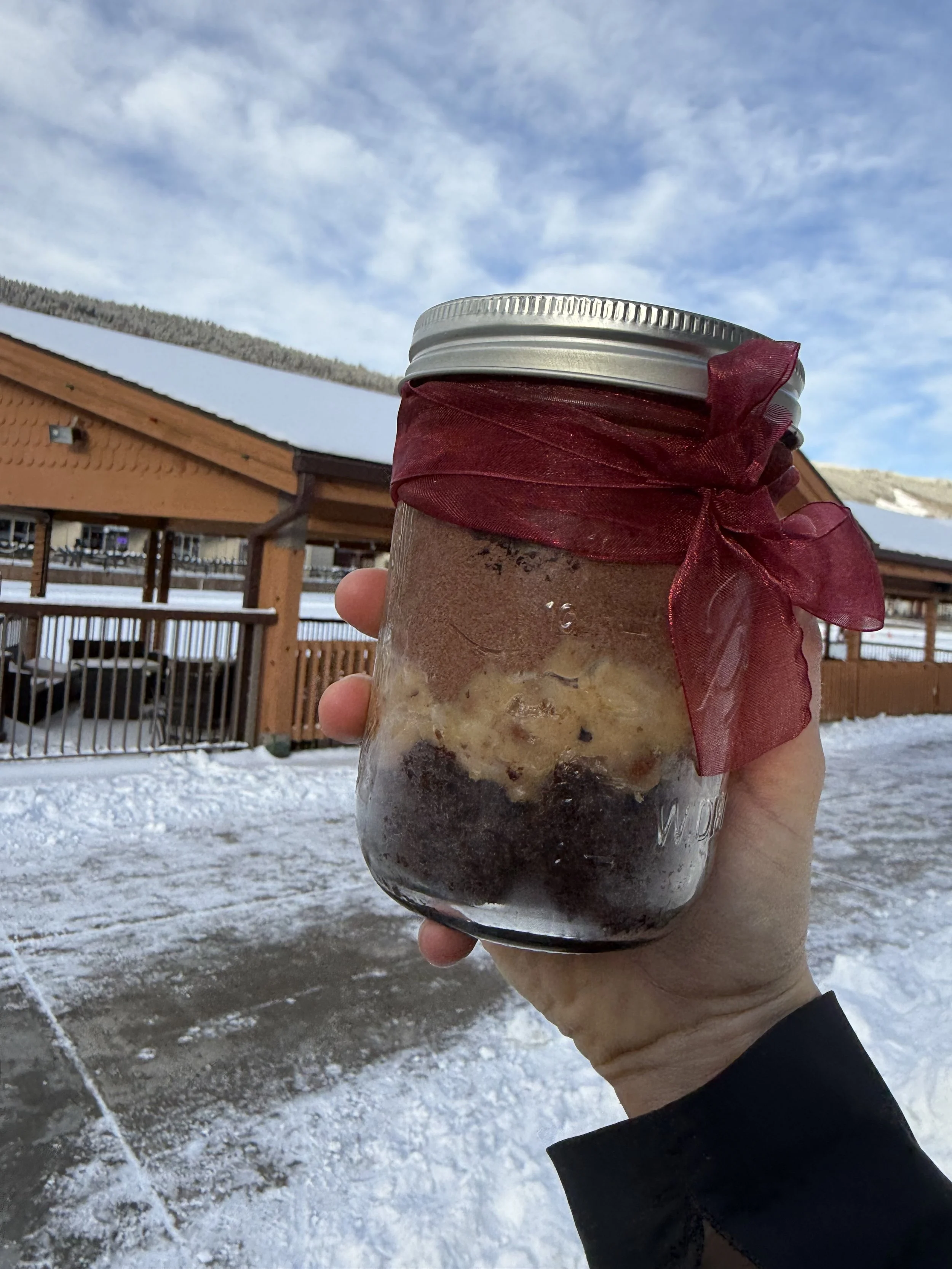 German Chocolate Cake Jar