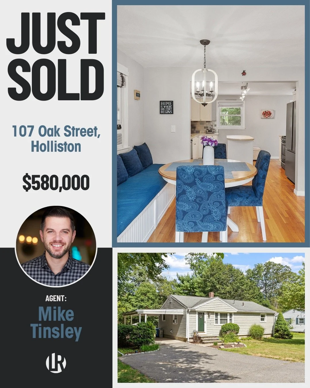 Just Sold in Holliston! 🏡✨

📍 107 Oak St, Holliston, MA 01746
💰 Sold (off-market/estimated)
🛏 3 Beds | 🛁 1 Bath | 📐 960 sq.ft. 

Charming single-family home nestled on a generous 0.42-acre lot in the heart of Holliston. This classic 1959-built 