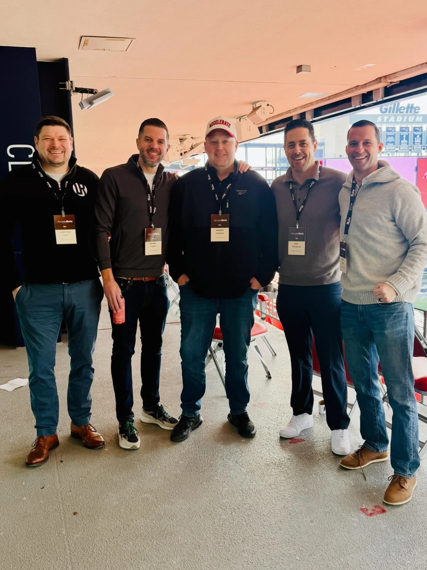 Leveling up with the best. 🚀 Accelerate Summit at Gillette Stadium.