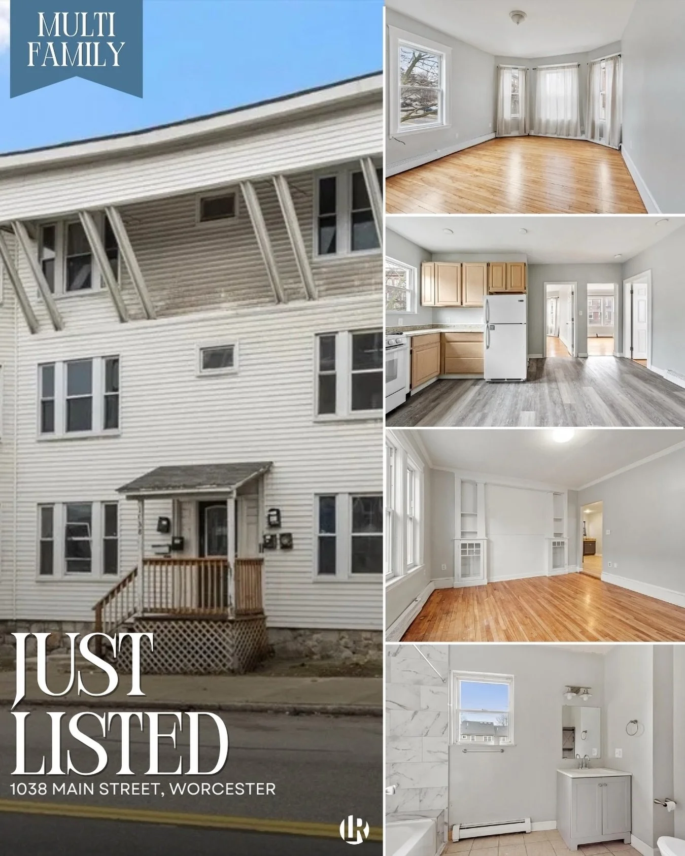 Just Listed in Worcester! 🏡✨
📍 1038 Main Street, Worcester 💰 1,150,000 🛏️ 12 Beds | 🛁 6 Baths

Prime investment opportunity! Turnkey 6-unit building just a short walk to Clark University, featuring six spacious, renovated 2-bedroom, 1-bath units