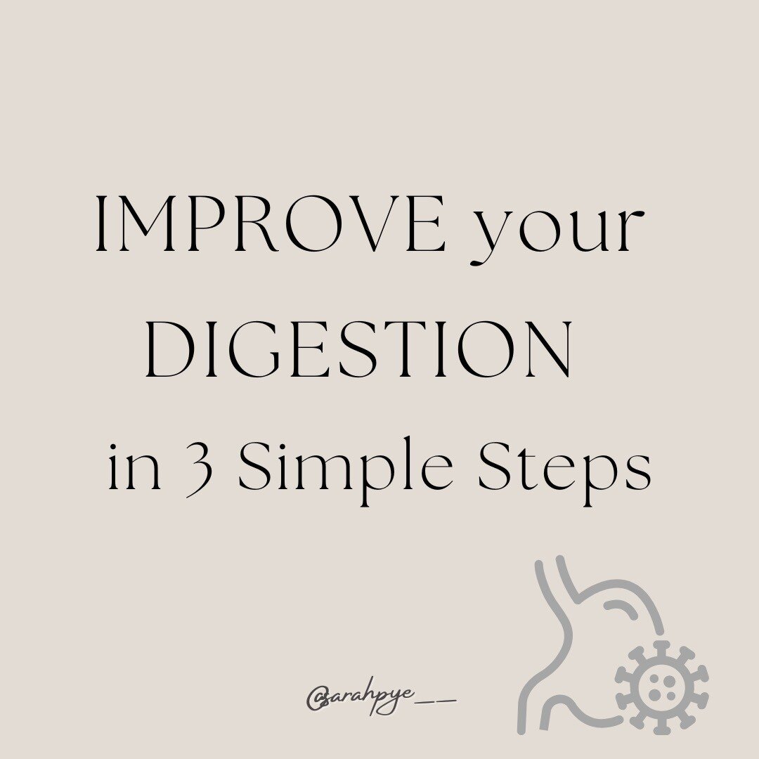 Do you ever feel heavy, bloated, sluggish or overall 'not great' after finishing a meal? 😴

You are not alone! 

But the good news is, many digestive discomforts can be prevented in 3 SIMPLE STEPS 

(that are easy to miss)

But, can be implement RIG
