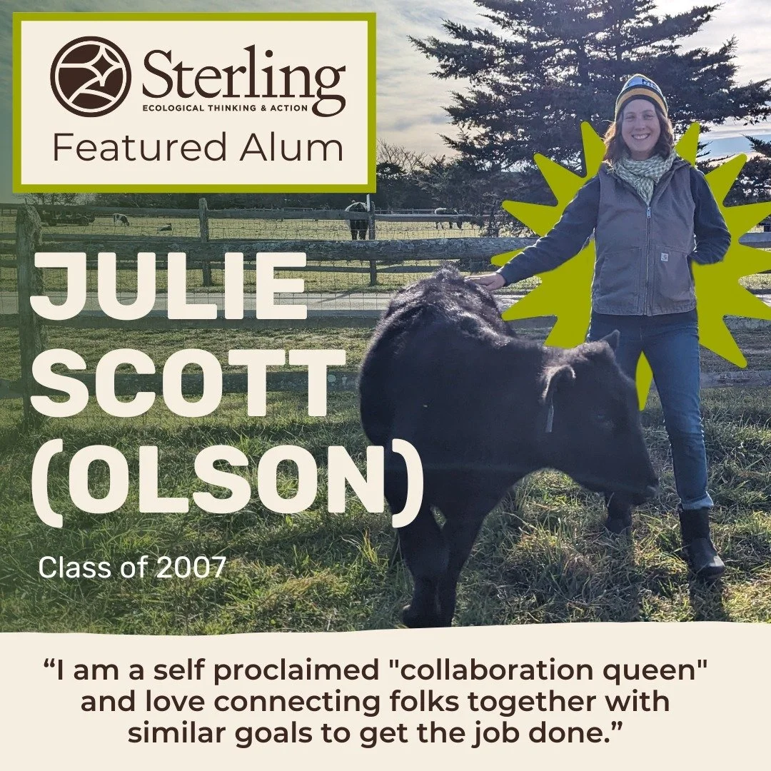 Sterling College Alum, Julie Scott (Olson) graduated from Sterling College in 2007 with a degree in Sustainable Agriculture.🐄

She is currently the Executive Director of Slough Farm Foundation.💡In that role Julie handles all day to day and long ter