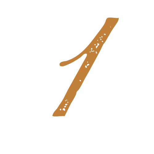 A minimalist black and white line drawing of a human brain, stylized to resemble a tree with a trunk and textured leaves.