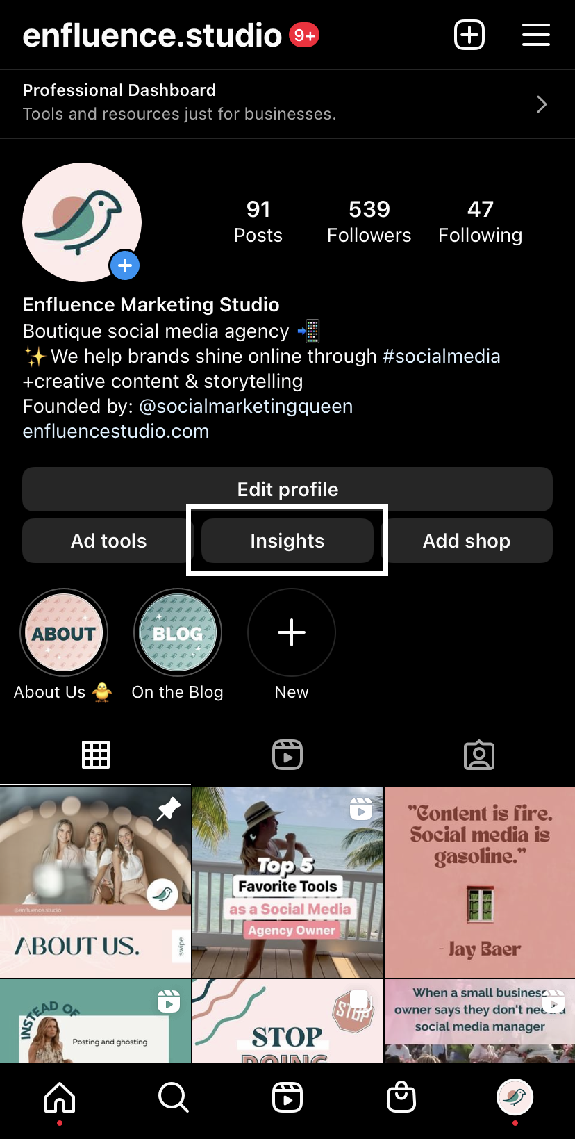What Your Instagram Analytics Mean — enfluence Marketing Studio