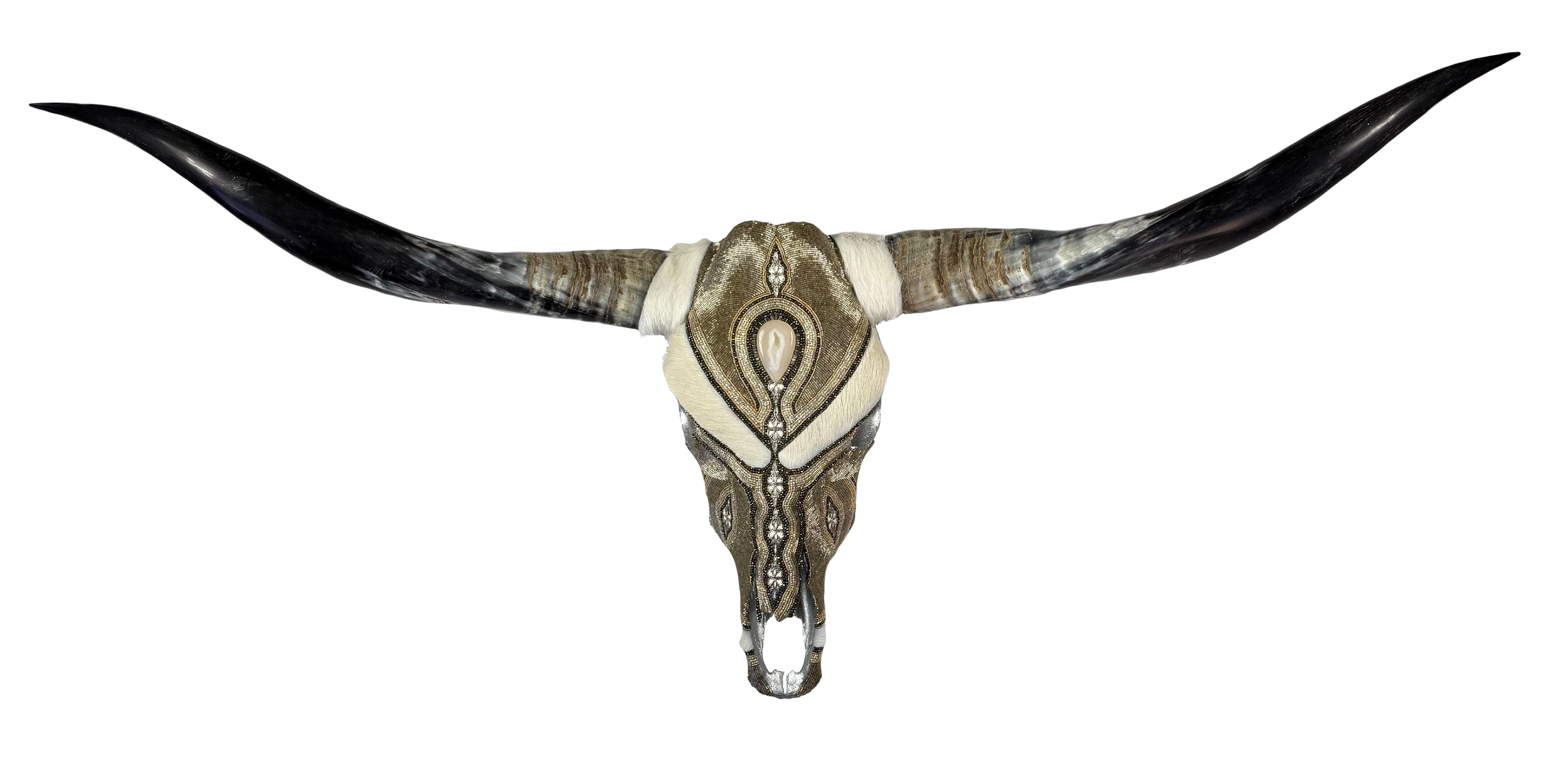 White Fur Longhorn 