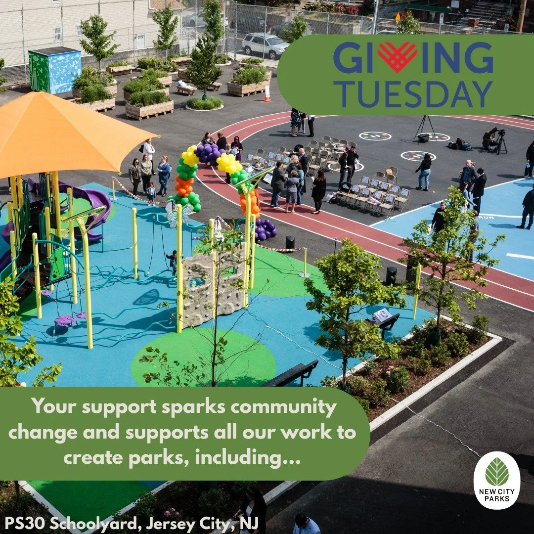 Every new park project starts with you.  This Giving Tuesday, your support fuels our work to build green, healthy spaces in low-income urban neighborhoods across the northeast.  Help us do all that it takes to create spaces where communities can come