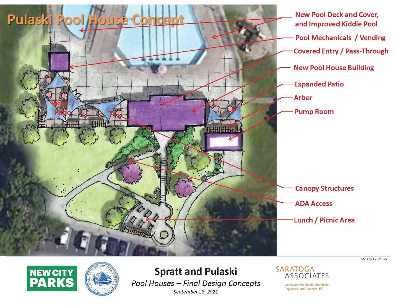 Pulaski Pool House - Poughkeepsie, NY | New City Parks