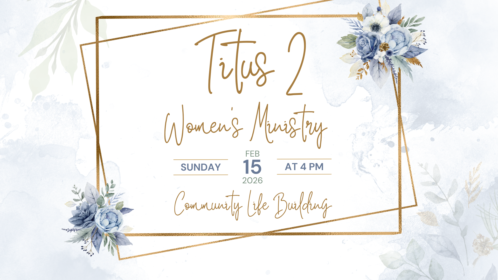 Titus 2 Women's Bible Study