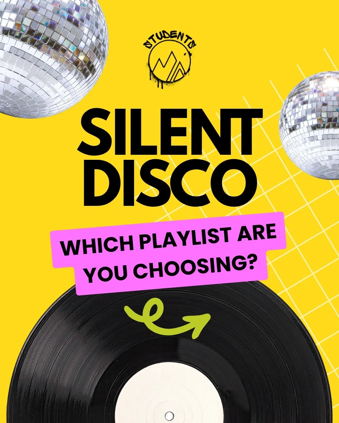 ok but what are YOU playing at silent disco?? 👀💃🕺

oldies, country, pop, rock&mdash;we&rsquo;ve got all the vibes, you just choose your playlist

pull up April 1st at 6 PM🔥 you already know it&rsquo;s gonna be a good time!