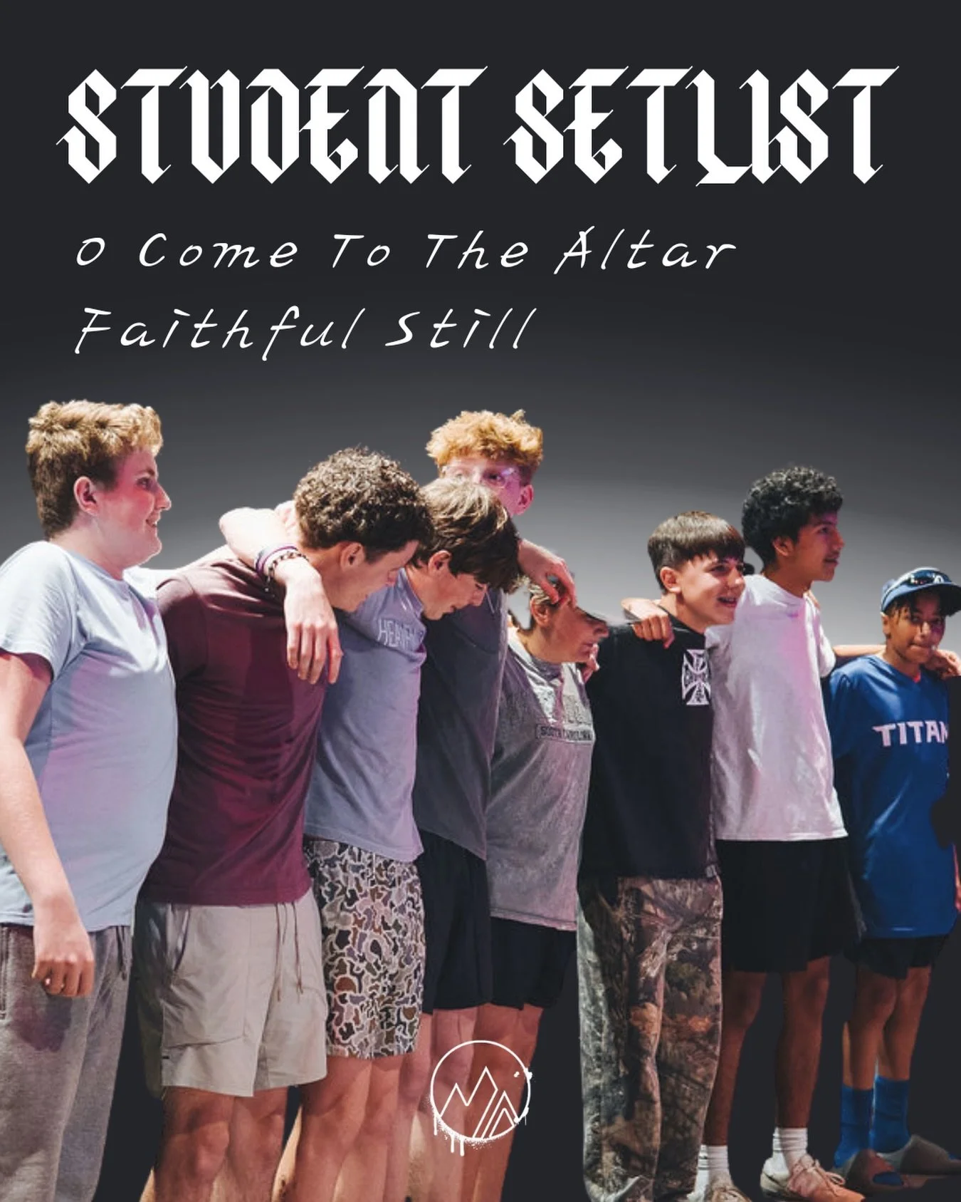 Student Setlist 🎤🎶

Who&rsquo;s ready to worship tomorrow??

Bring your people &amp; let&rsquo;s worship together!

6 PM. Tomorrow Night. Be there.