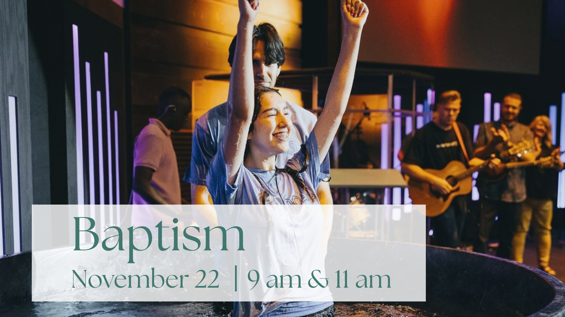 Baptism Sunday