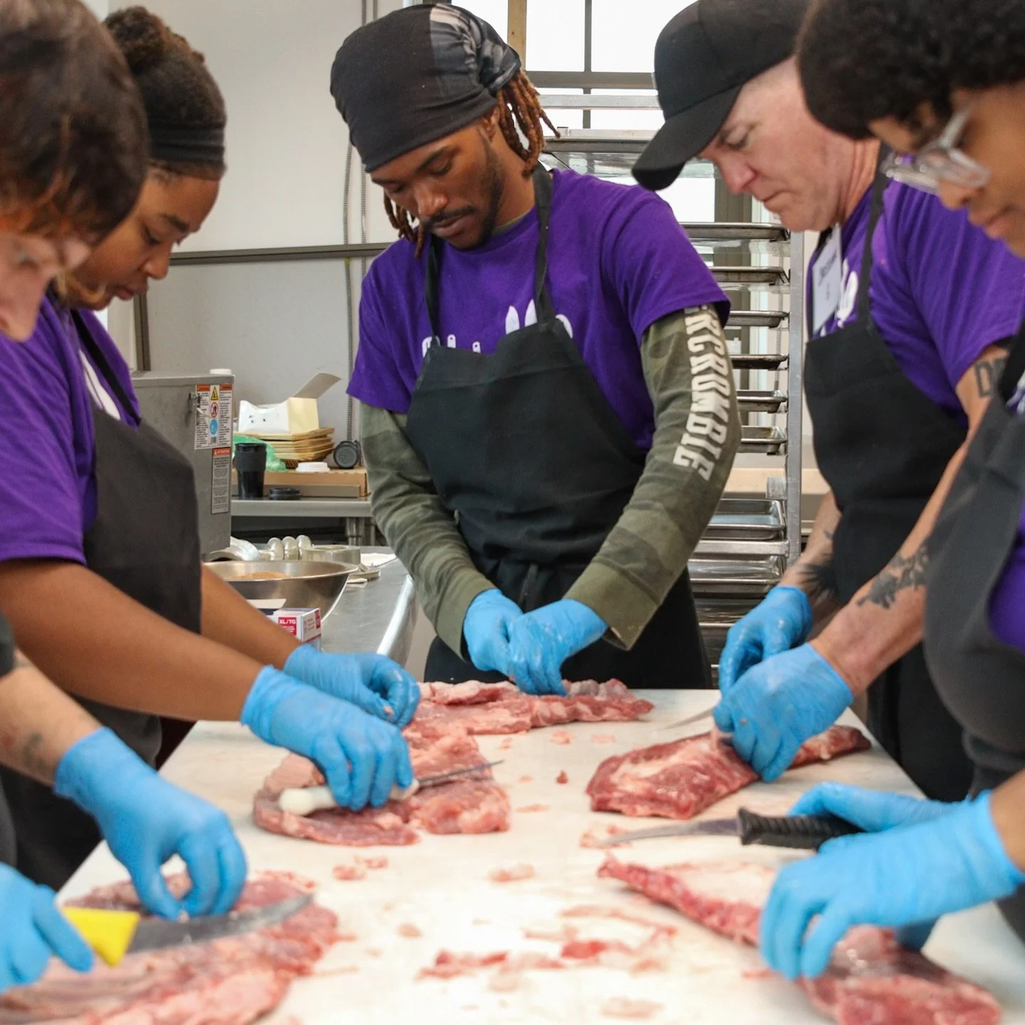 Happy Tuesday! 

Here&rsquo;s a little sneak peek into our day:
After lunch, while members of Class 111 were in the Butchery with Butchery Apprentice, Gabe, members of Class 112 were in the kitchen with Chef Missy.

Hands-on learning not only helps t