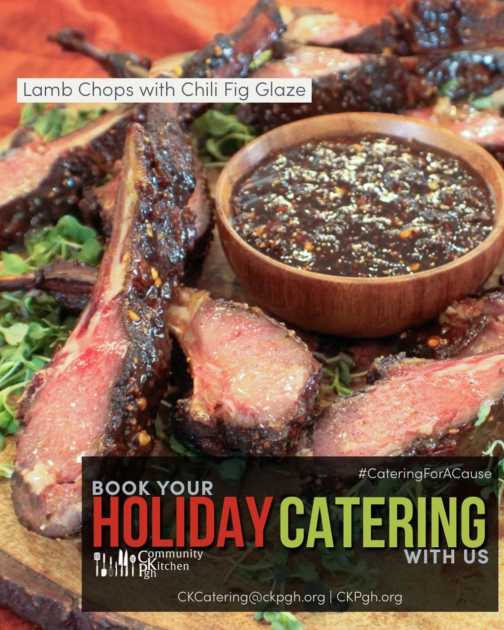 Oooh&hellip; lamb chops are on our Holiday Catering menu. They look so good!😋

If you&rsquo;re having a gathering for the Holidays, let us take care of the food while you take care of your guests. 

Large or small-scale. Private or corporate. Our Ca