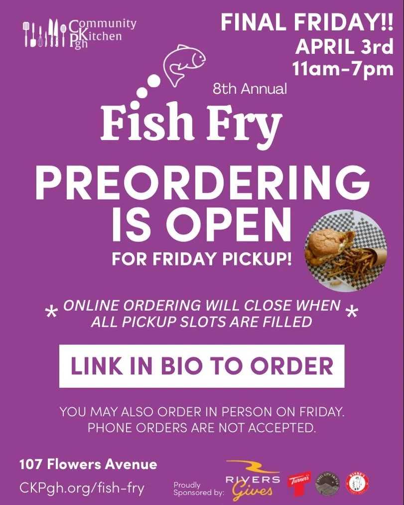 ICYMI: ONLINE ORDERING IS OPEN for our FINAL FISH FRY of the year!

You&rsquo;ve helped make this an amazing Fish Fry season! THANK YOU.

We reached our 2026 goal of 5,500 pieces of fish and socials decided to create a STRETCH GOAL of 6,500 pieces. (