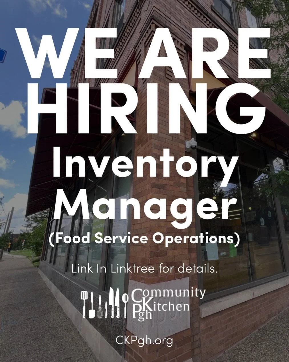 Are you detail-oriented and highly organized?

As a culinary workforce development nonprofit that also operates a commercial training kitchen, we&rsquo;re hiring an inventory manager to oversee all food, supply, and equipment inventory across our org