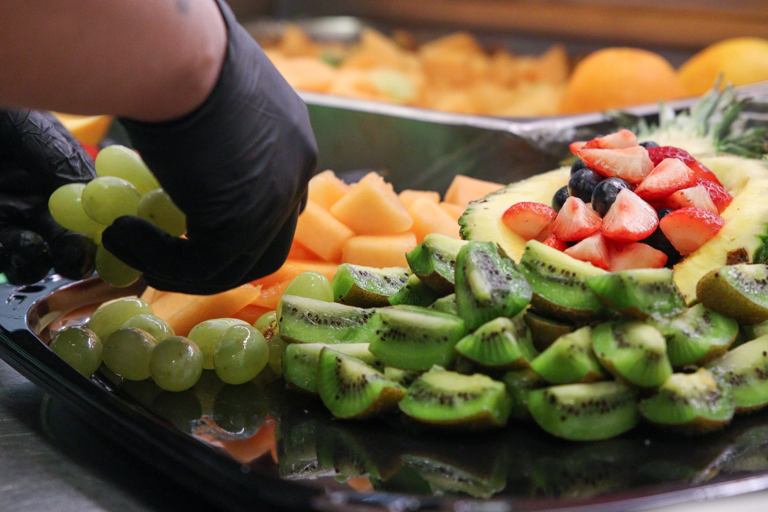 Our students gain valuable hands-on experience preparing your catering order.