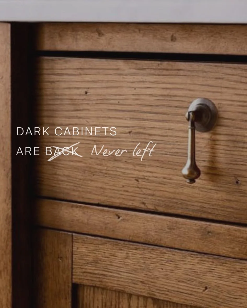 They never left, they just evolved 🤎⁠
⁠
Can't wait to show you this #Potterybarn vanity and bathroom transformation soon.⁠
⁠
#myhomebeautiful⁠
#warminteriors⁠
#woodcabinets⁠
#woodvanity⁠
#interiordesign⁠
#bathroomdesign⁠
#vintagehardware⁠
#interiorr