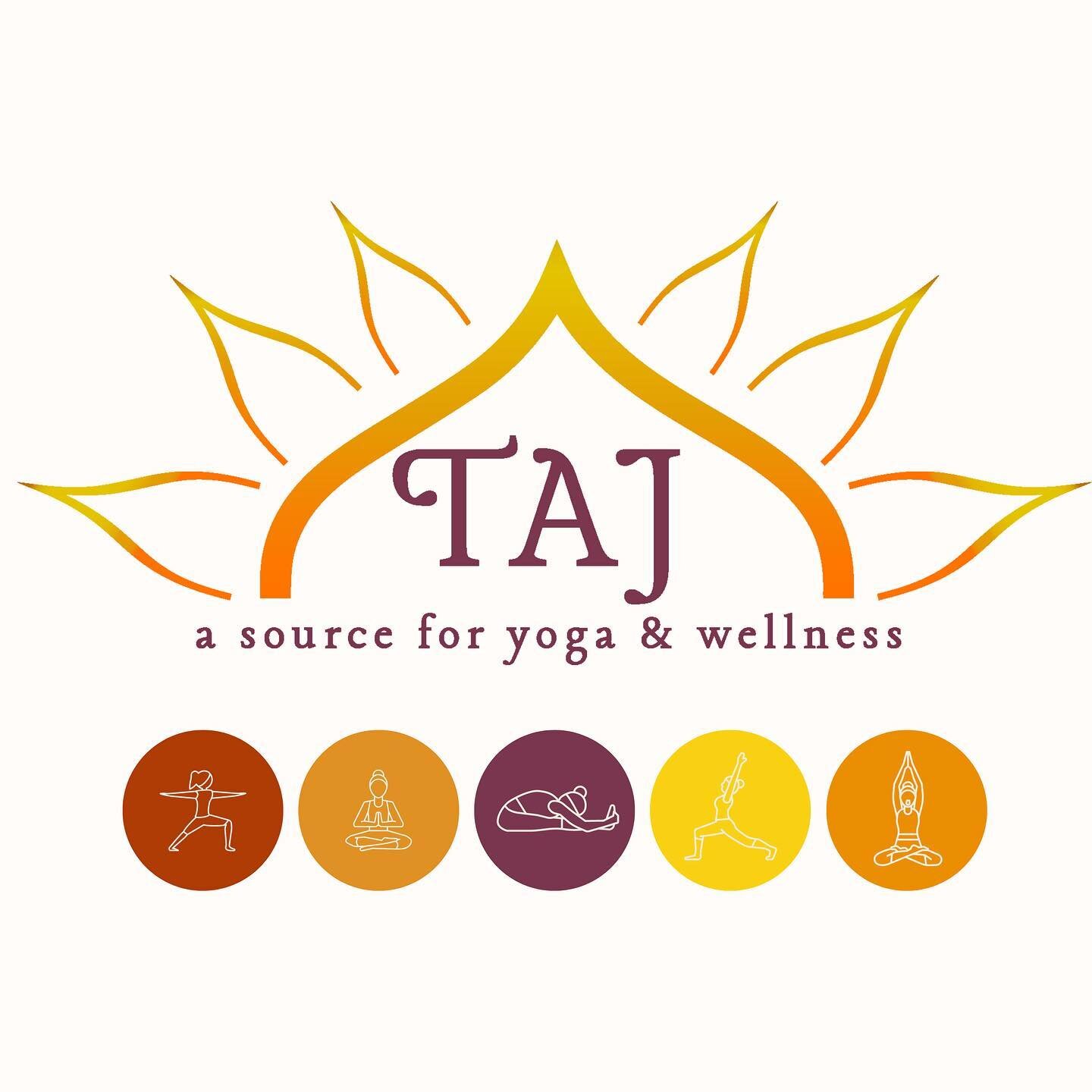 Branding for TAJ- a source for yoga and wellness. Coming soon to the Richmond Community!