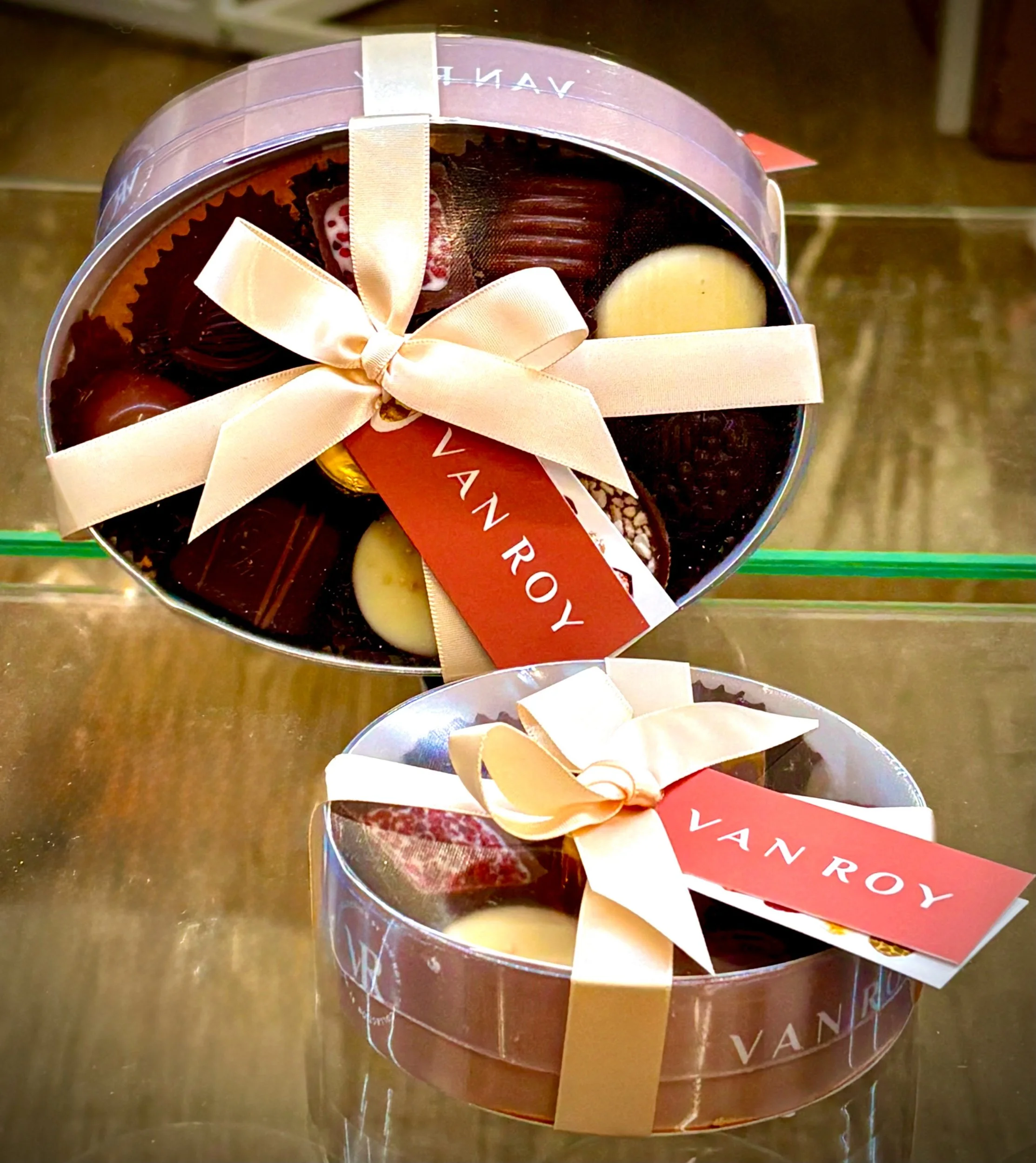 Box of Van Roy luxury chocolates