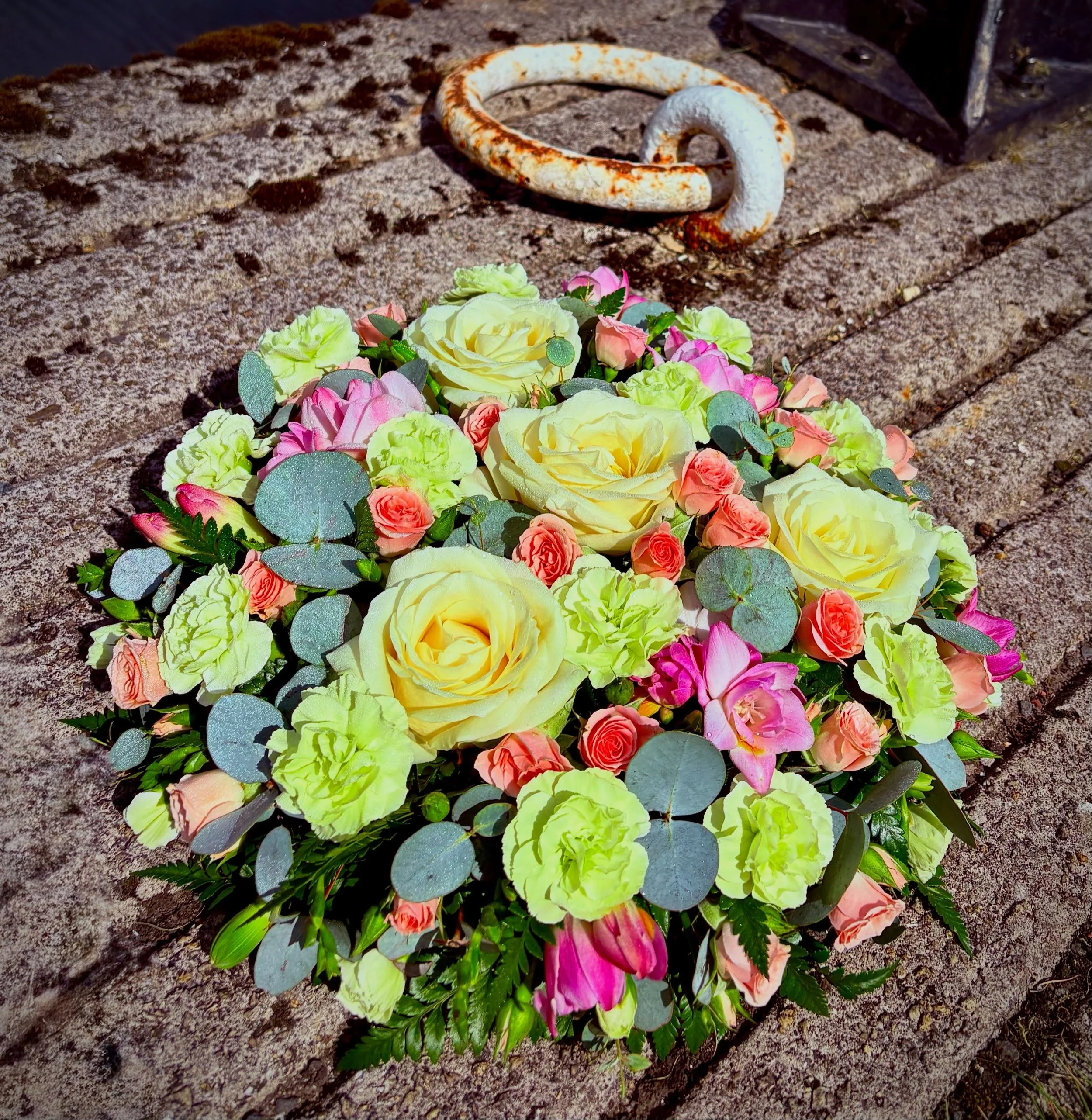 🤍🩷❤️Two beautiful tributes, lovingly created to honour a cherished life. 🤍🌹

Every farewell is unique, and we&rsquo;re honoured to help families express love, remembrance and gratitude through flowers. Crafted with care, compassion and attention 