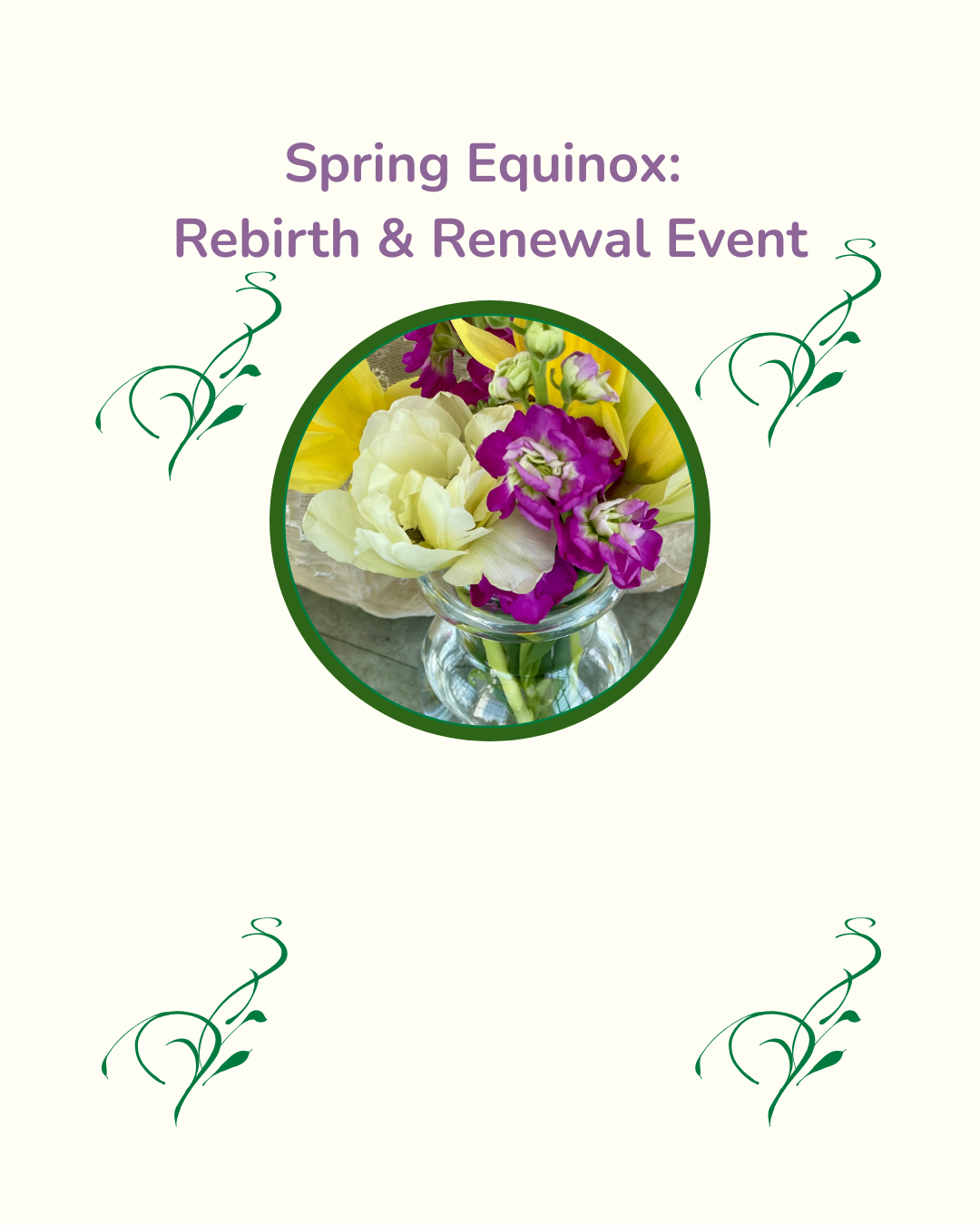 Spring Equinox: Rebirth & Renewal Event