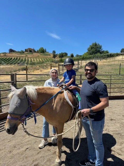 Burak riding Lina.jpeg