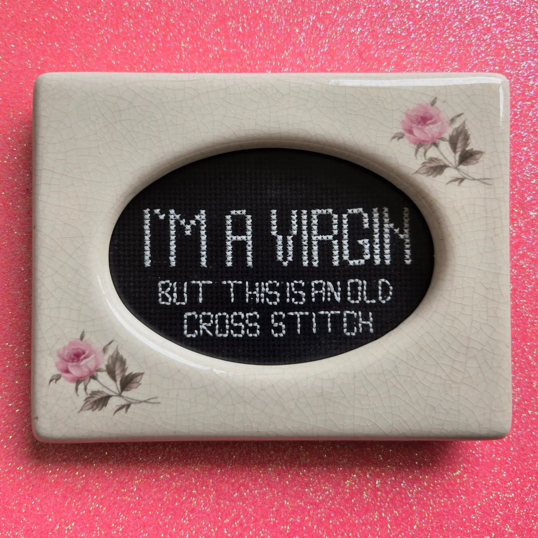 OKC! Are you a fan of cross-stitch or embroidery? Then be sure to check out @starry.eyed.stitcher at our OKC show next Saturday! Starry Eyed Stitcher creates hand embroidery artwork finished in vintage frames as well as some accessories/jewelry; we c