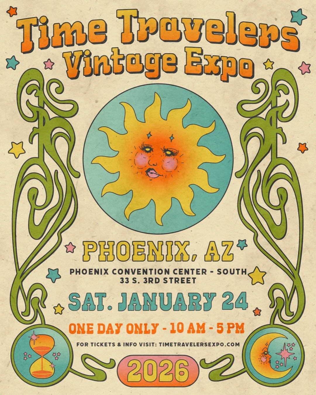 PHOENIX! 🌞 THIS SATURDAY! We&rsquo;re only a few days out from Time Travelers Vintage Expo rollin&rsquo; in to town, and we can&rsquo;t wait! Here&rsquo;s a sneak peek at some of the vintage goodies you might see at the show! ✨ Details 👉

🗓️ Satur