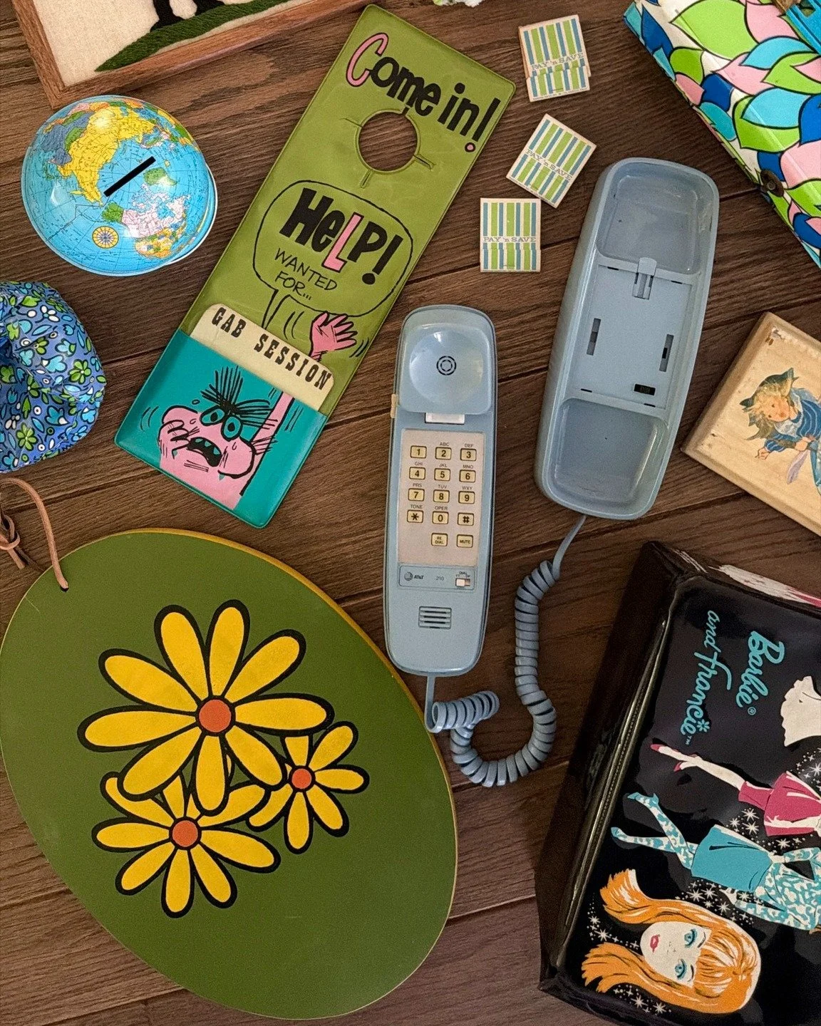 THIS SATURDAY! @ruthsrosenfield of Squirrel Vintage Shop will be setting up with us for our San Mateo show! Squirrel Vintage Shop sells colorful, funky &amp; kitschy vintage decor from the 60's-90's, with an emphasis on holidays and anything with fun