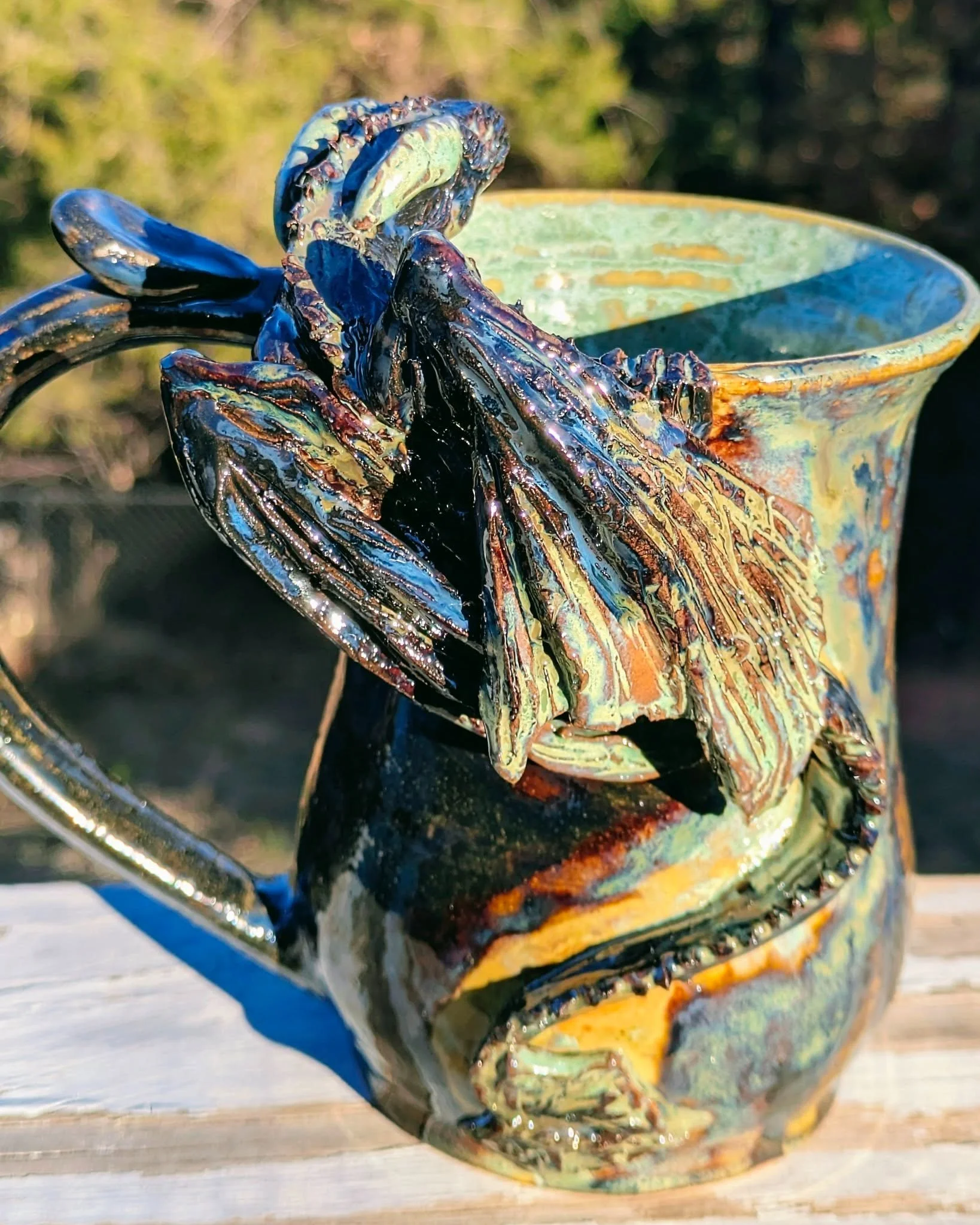 WICHITA! This Saturday, May 23rd, Down The Rabbit Hole Art will be setting up with us for our Wichita show! They'll be offering their vintage - inspired, hand crafted custom pottery; here's a quick look at some items you might see at the show! ✨ Deta