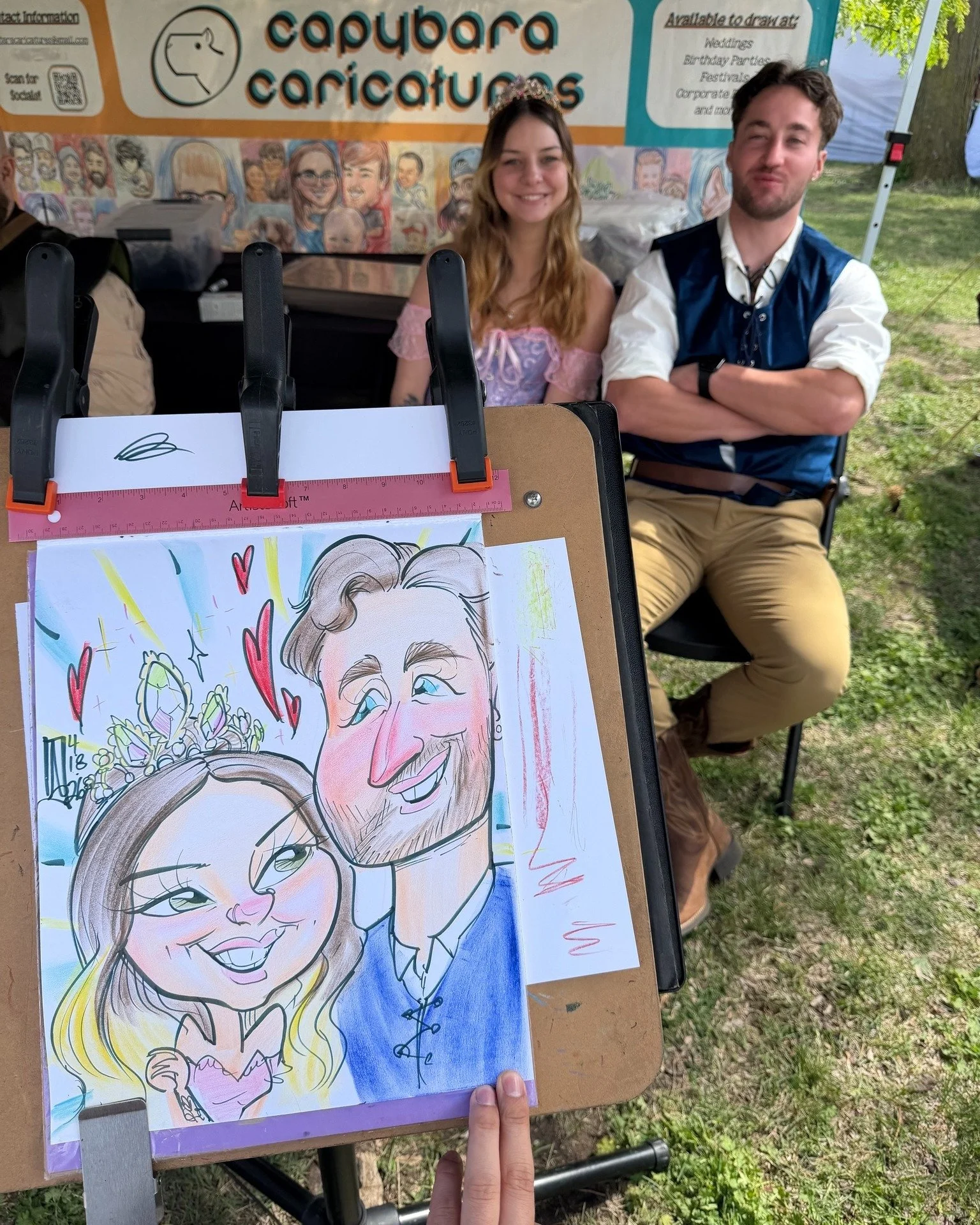 THIS SATURDAY! We're so excited to have @capybaracaricatures joining us this Saturday, May 23rd for our Wichita show! They'll be offering hand drawn caricatures, so be sure to stop by to have your portrait made! ✨ Details 👉

🗓️ Saturday 5/23/26 - O