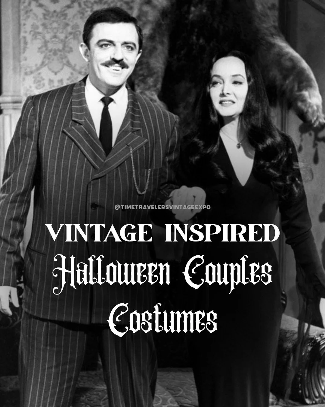 Halloween is right around the corner 🔮✨ Here&rsquo;s a few vintage inspired costume ideas for you and your ghoul 🦇🖤

If you love vintage, then don&rsquo;t miss out on Time Travelers Vintage Expo - shop all things vintage at one of our events! Here