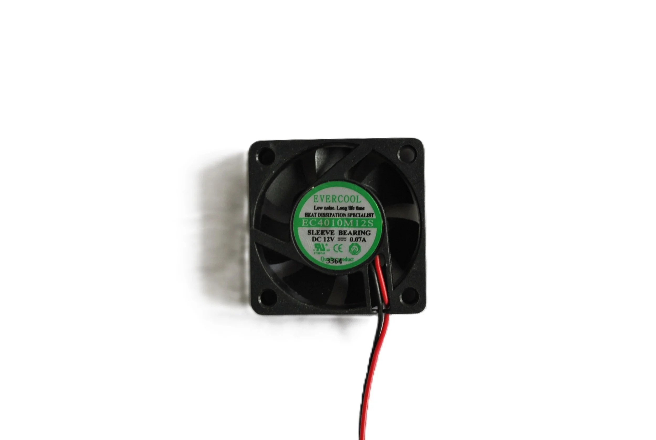 Evercool 40mm x 10mm 12vdc fan