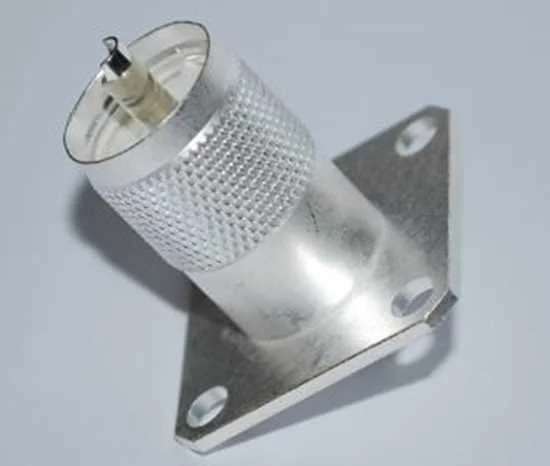 SO239 Teflon Connector w/4 Mounting Holes — ICA Manufacturing