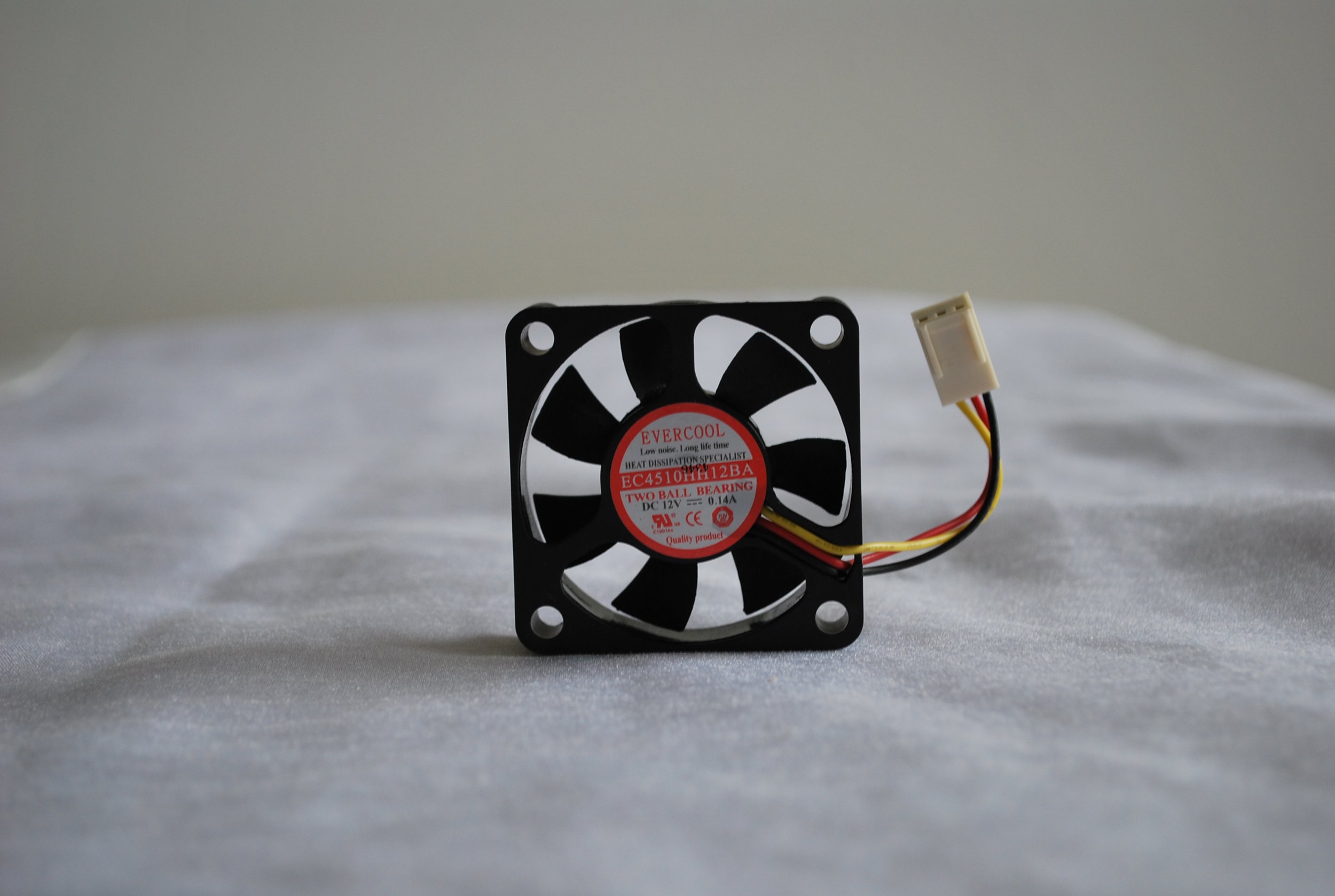 Evercool 45mmx 10mm 12VDC  High Speed Fan ( Dual Ball Bearing)