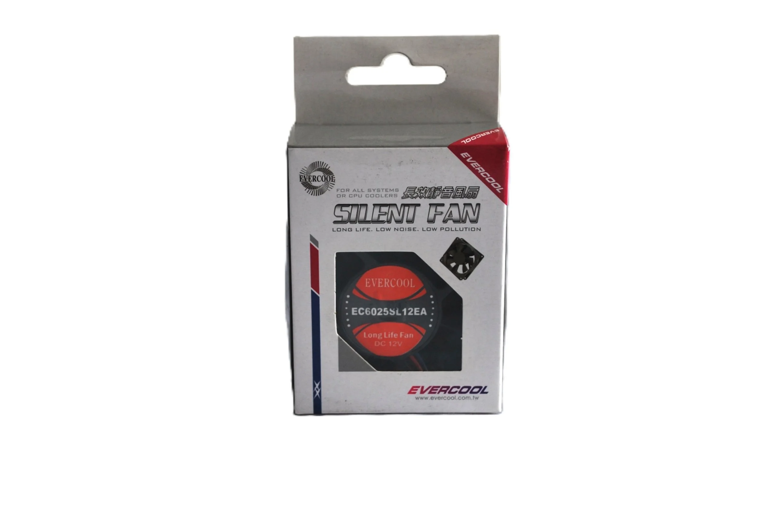 Evercool 60mm x 25mm 12VDC Fan (El Bearing)