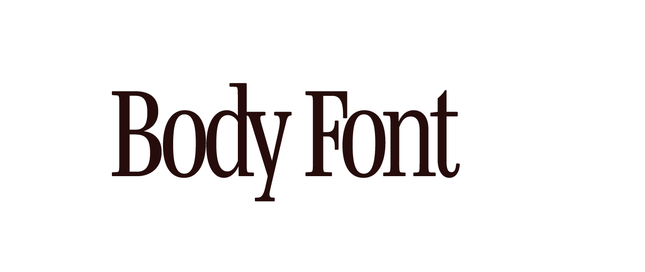 Lunch and Co. brand typography body font selection — part of the complete brand identity system designed by Coast Road Creative for a women-founded media and PR studio