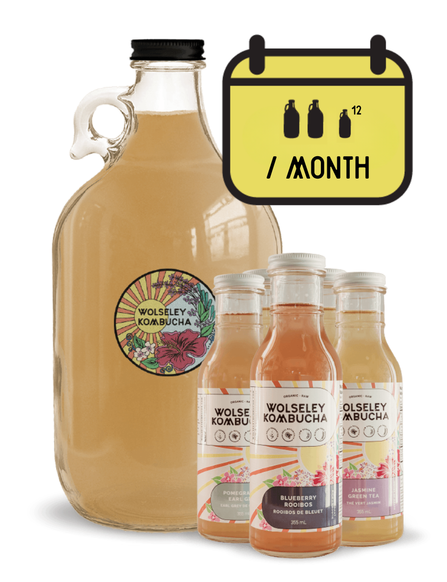 Delivery WK Booch Crew Subscription - 1 Variety Pack + 2 X 1.89L growlers every month