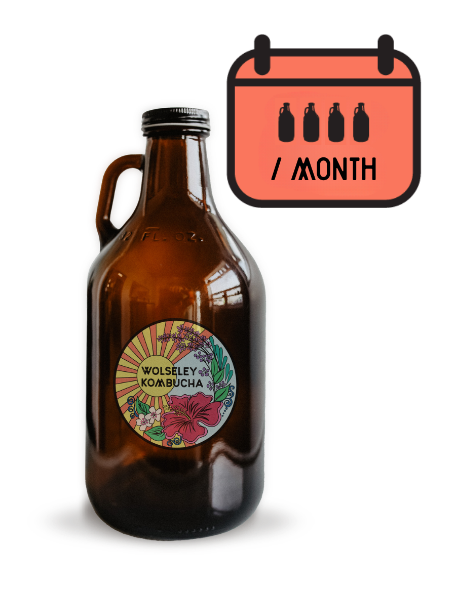 Pick up WK Booch Crew Subscription - 4 X 946mL bottles every month