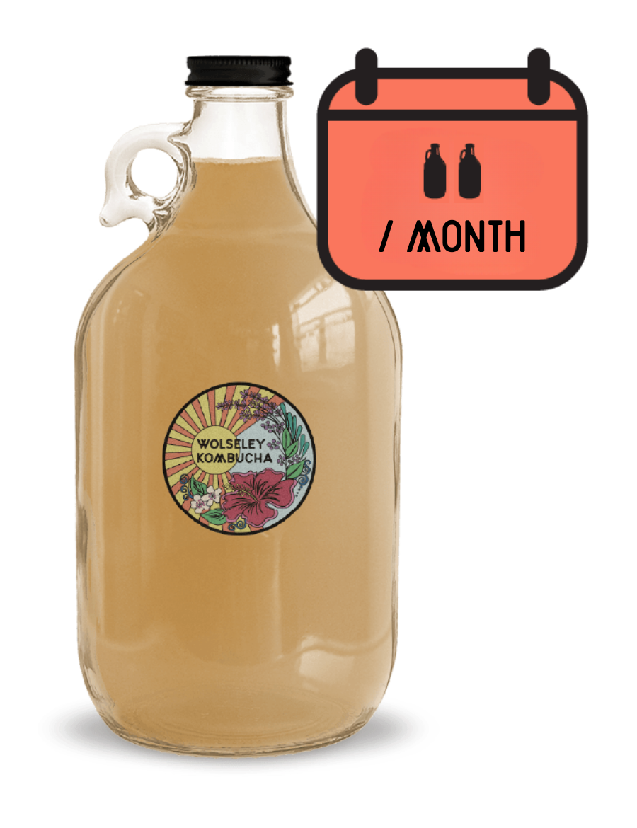 Pick up WK Booch Crew Subscription - 2 X 1.89L growlers every month